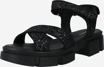 Sandalo di Sofie Schnoor in nero: frontale