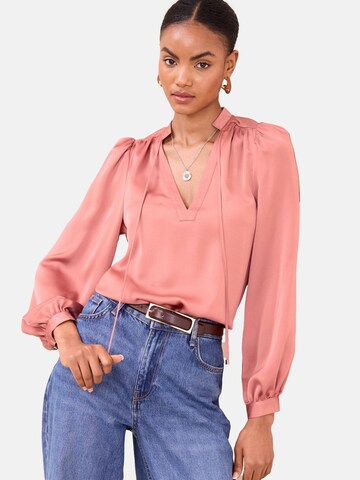 Lipsy Bluse in Pink: Vorderseite
