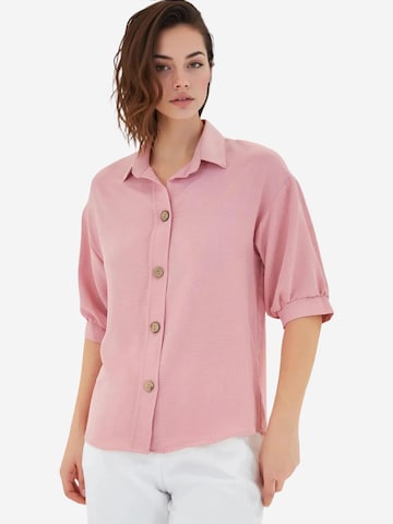 Bigdart Shirt 'Hemden'‌‌‌ in Pink: Vorderseite