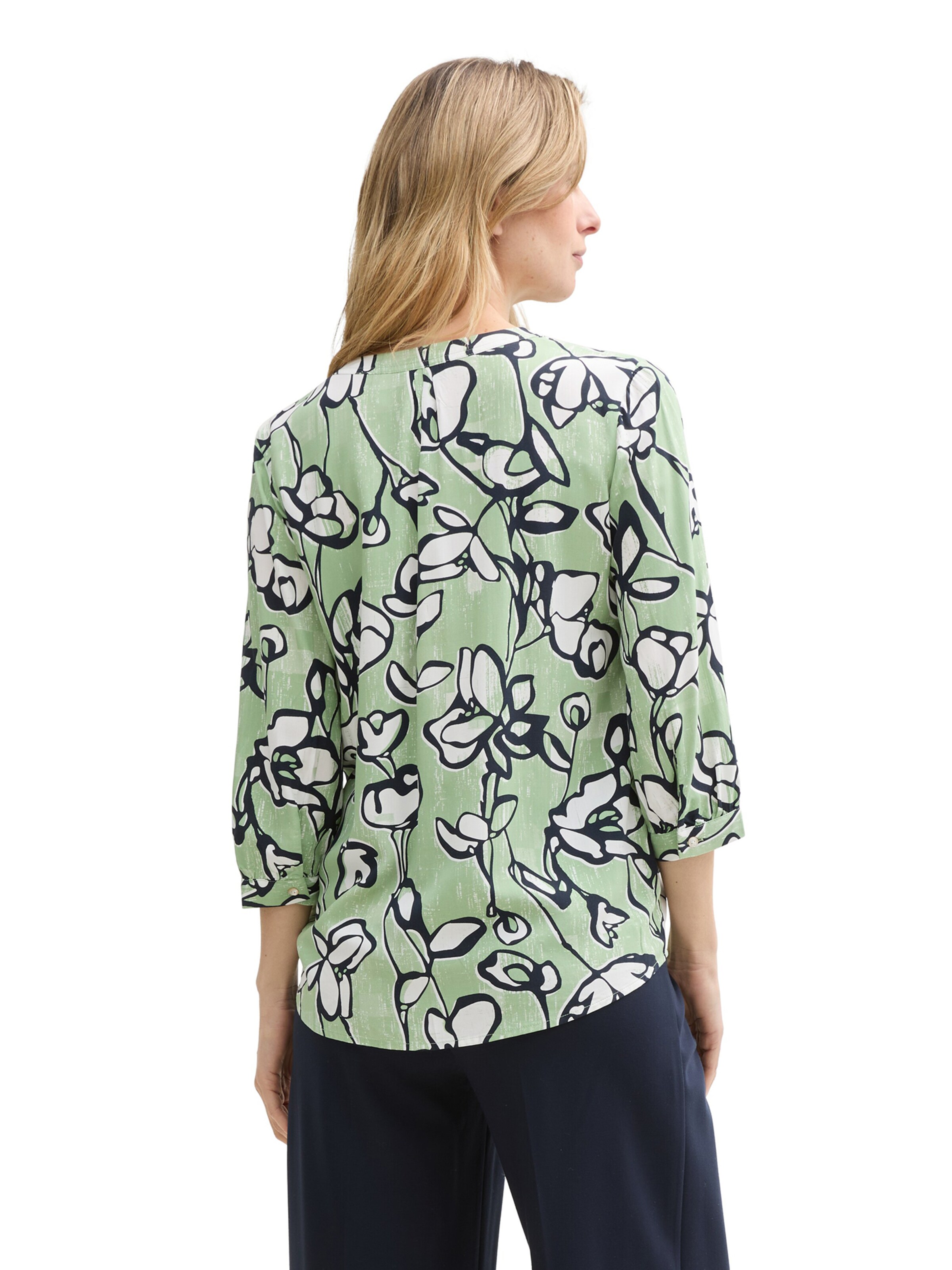 TOM TAILOR Blouse in Groen
