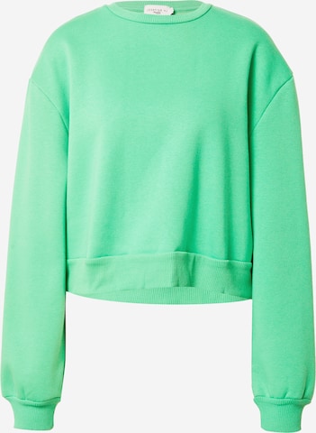 NA-KD Sweatshirt 'Josefine' in Green: front