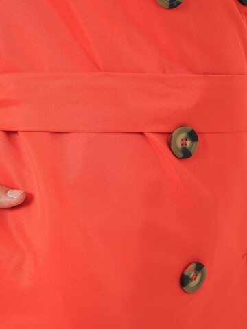 Bigdart - Sobretudo meia-estação em laranja