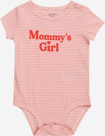 Carter's - Pijama entero/body en rosa: frente