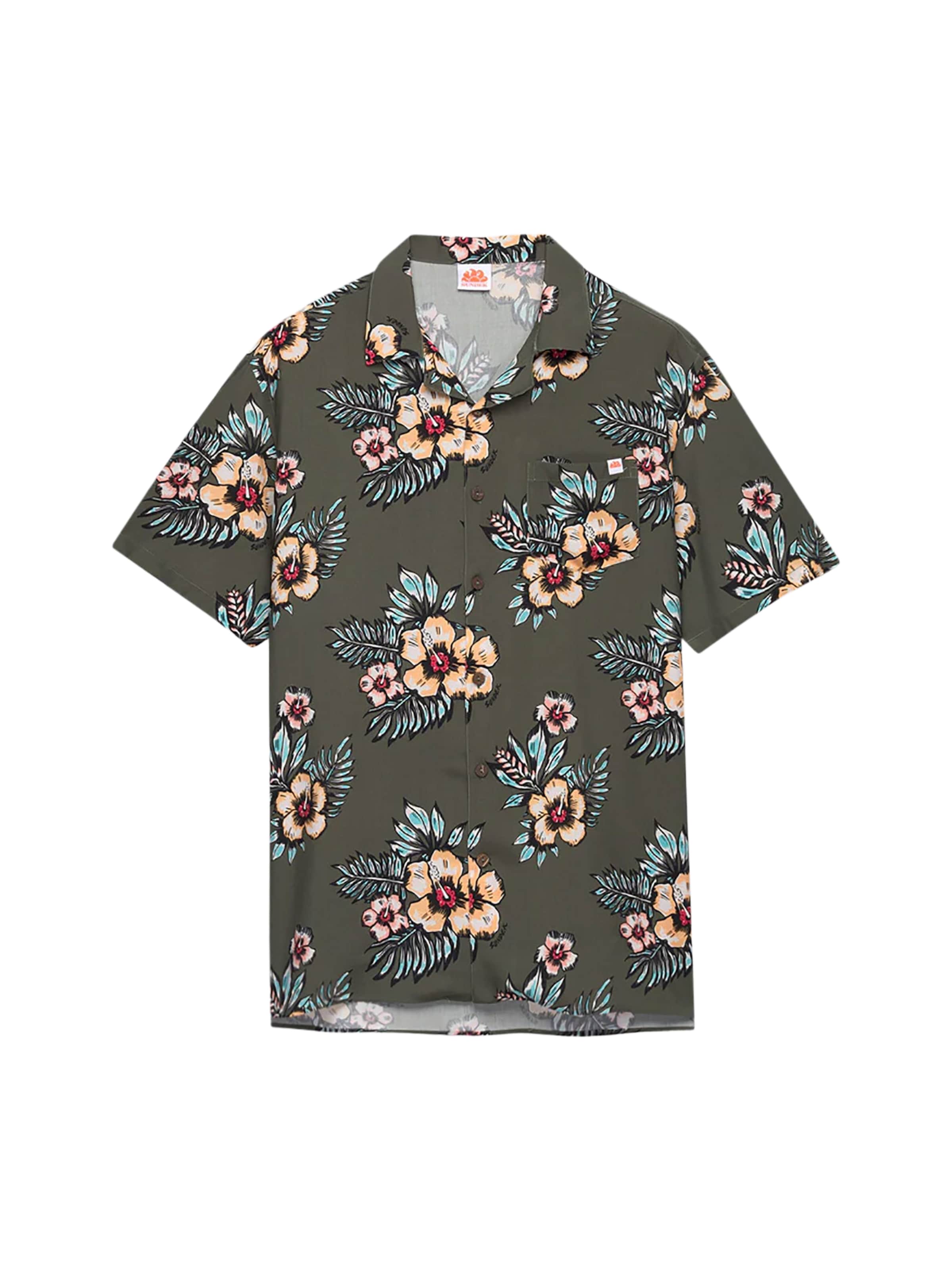 Sundek - Regular Fit Camisa em verde: frente