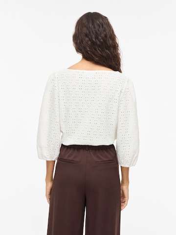 VILA Тениска 'VIFRIMA' в бяло