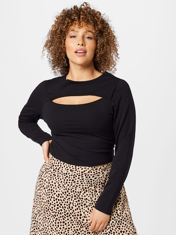 Cotton On Curve Shirt 'LARA' in Zwart: voorkant