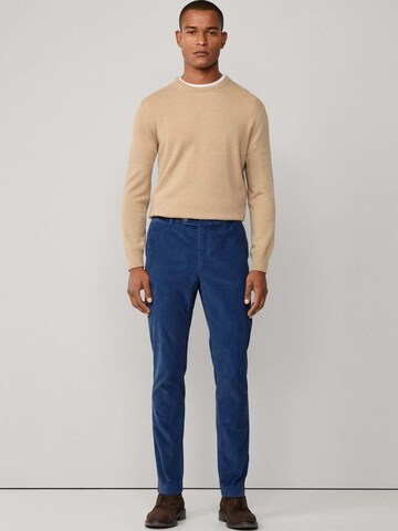 Coupe slim Pantalon chino 'Kensington' Hackett London en bleu