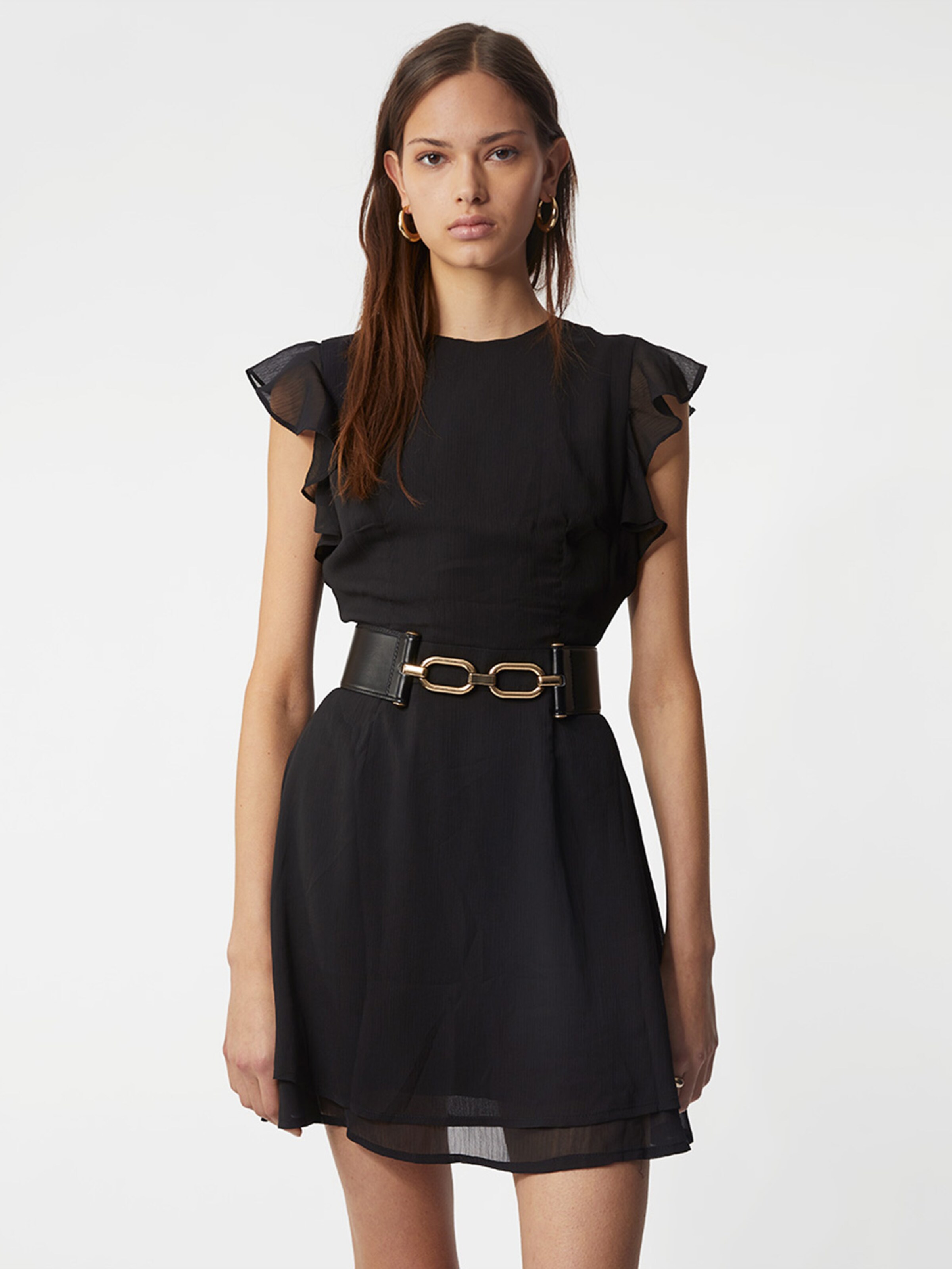 Frauen Kleider Young Poets Society Kleid 'Rita' in Schwarz - JD63869 Frauen Kleider Young Poets Society Kleid 'Rita' in Schwarz - JD63869