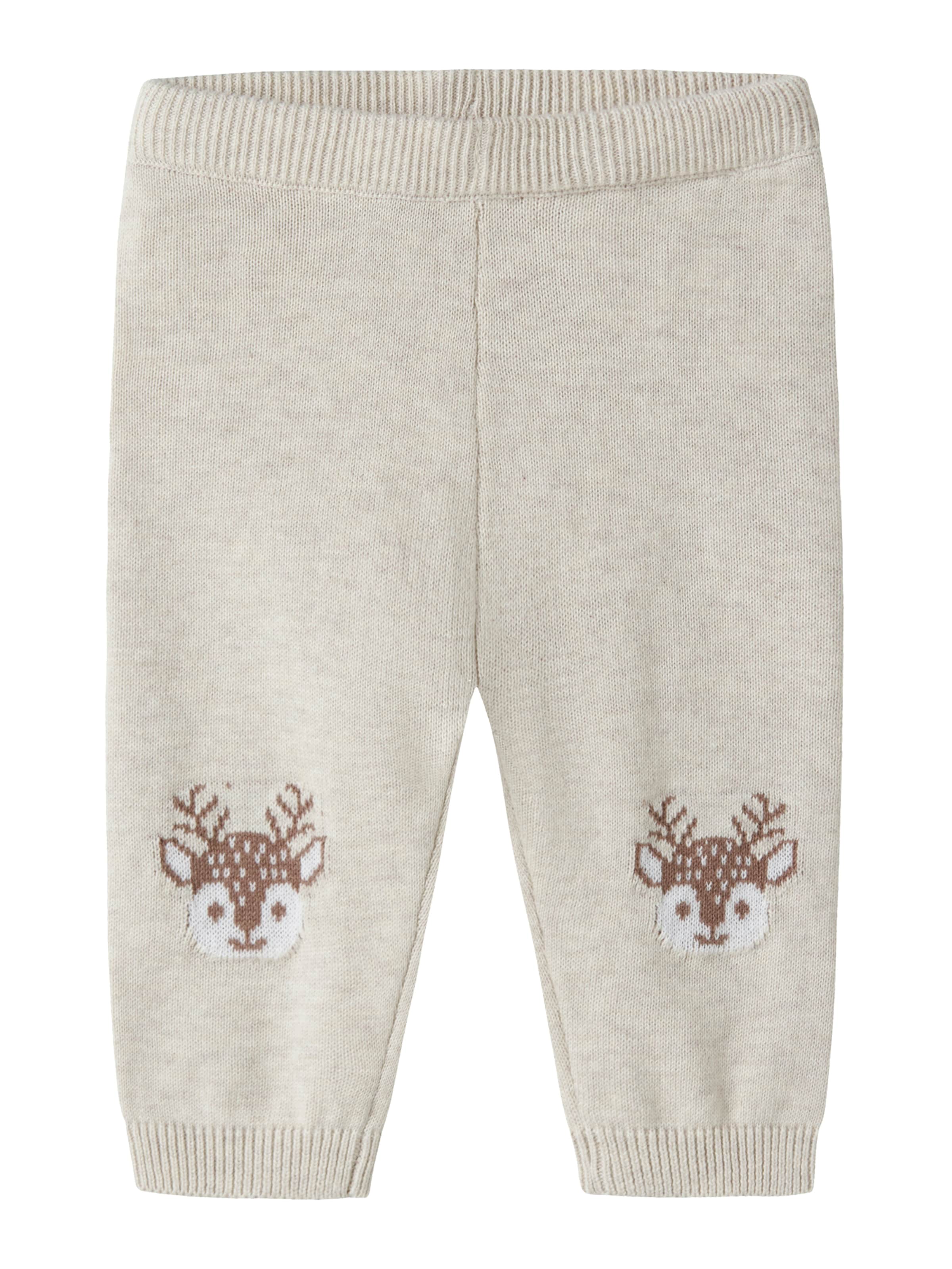 NAME IT Pants 'NBNRALKO' in 56 in Brown / mottled grey / Off white, Item view