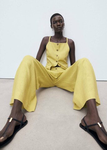 MANGO Loosefit Hose 'Luca' in Gelb