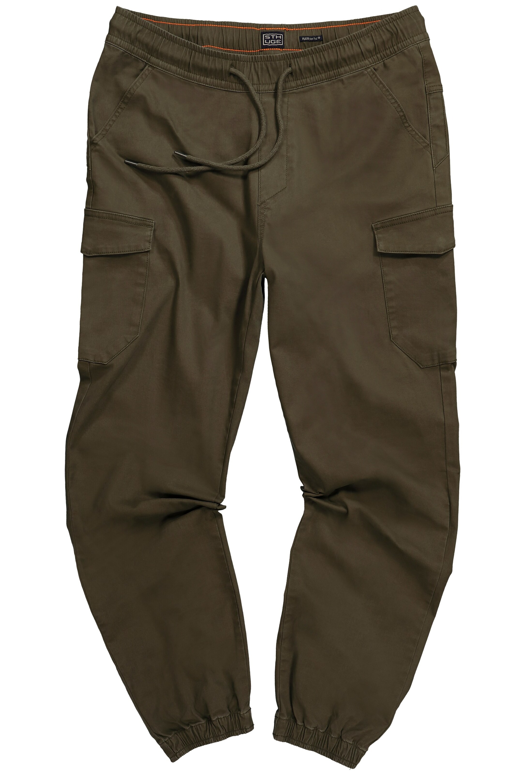 STHUGE Cargo trousers in Green: front