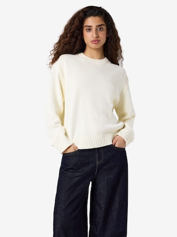 Noisy may Sweater 'NMDARA' in Beige: front