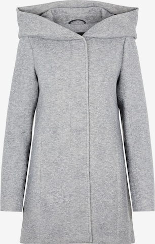 VERO MODA Between-Seasons Coat 'Done' in Grey: front