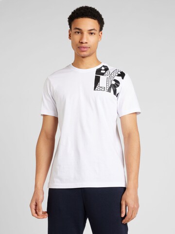 T-Shirt BALR. en blanc : devant