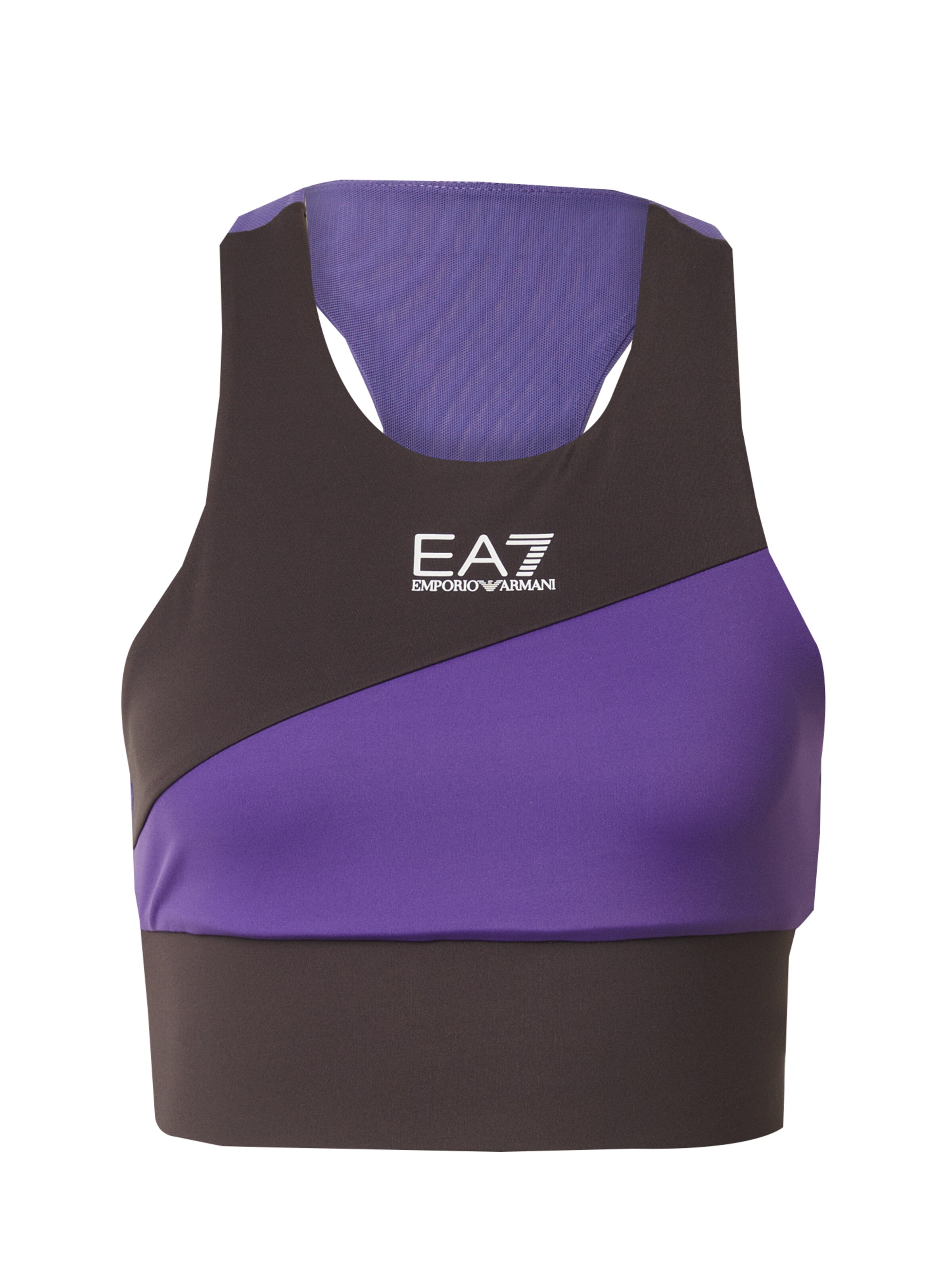 EA7 Emporio Armani Bustier Sports-BH i lilla: forside