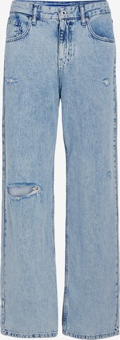 Loosefit Jean KARL LAGERFELD JEANS en bleu : devant