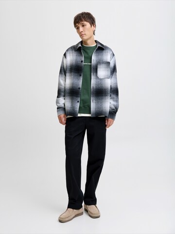 JACK & JONESSweater majica 'JORNORREBRO' - zelena boja