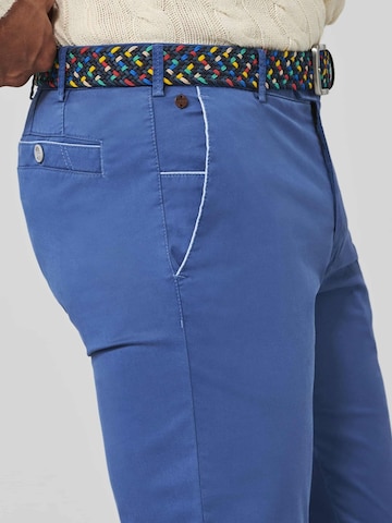 MEYER Slimfit Chino 'New York' in Blauw