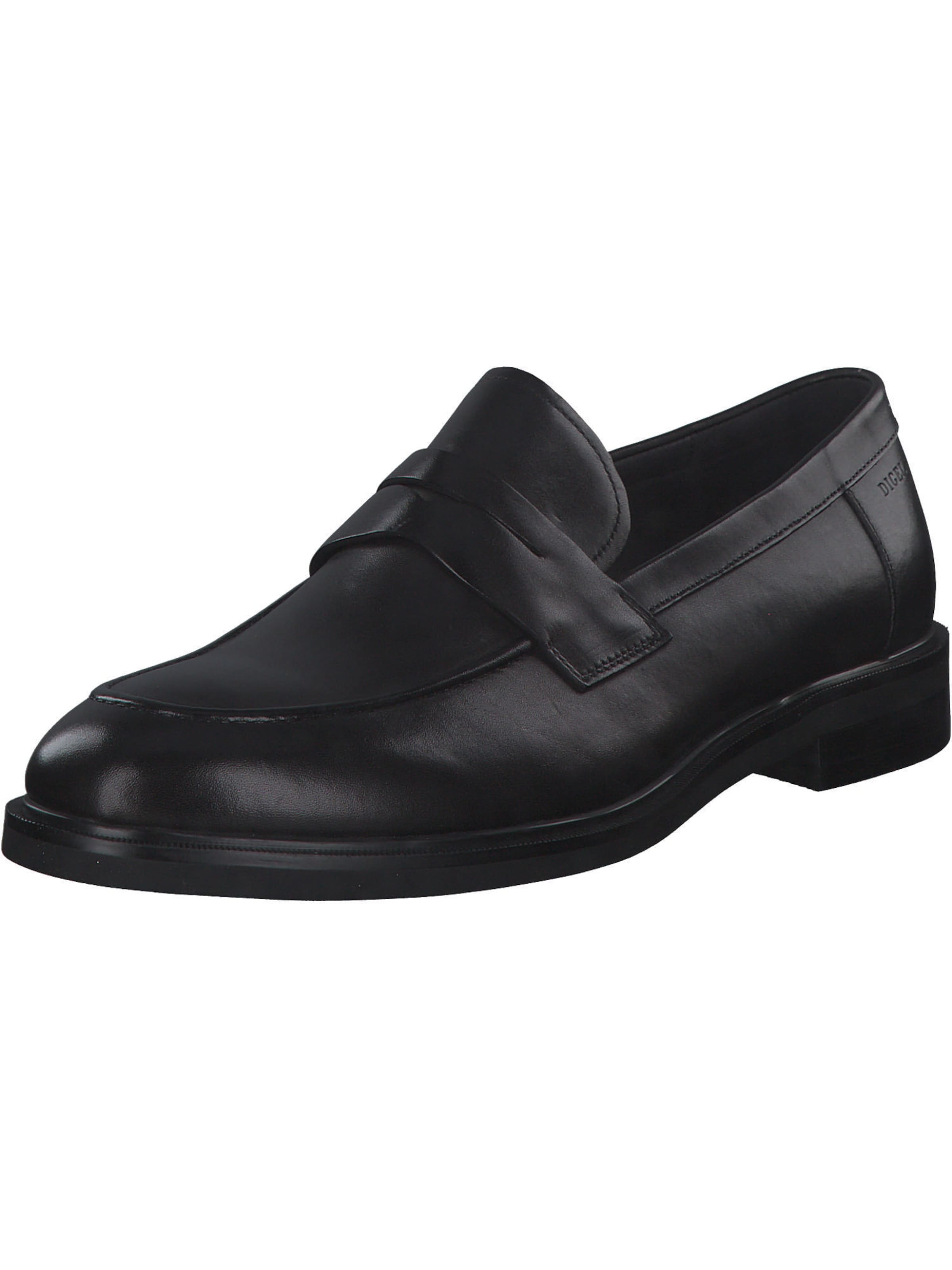 Digel Slipper 'Sokrates 1001968' in Schwarz: Vorderseite