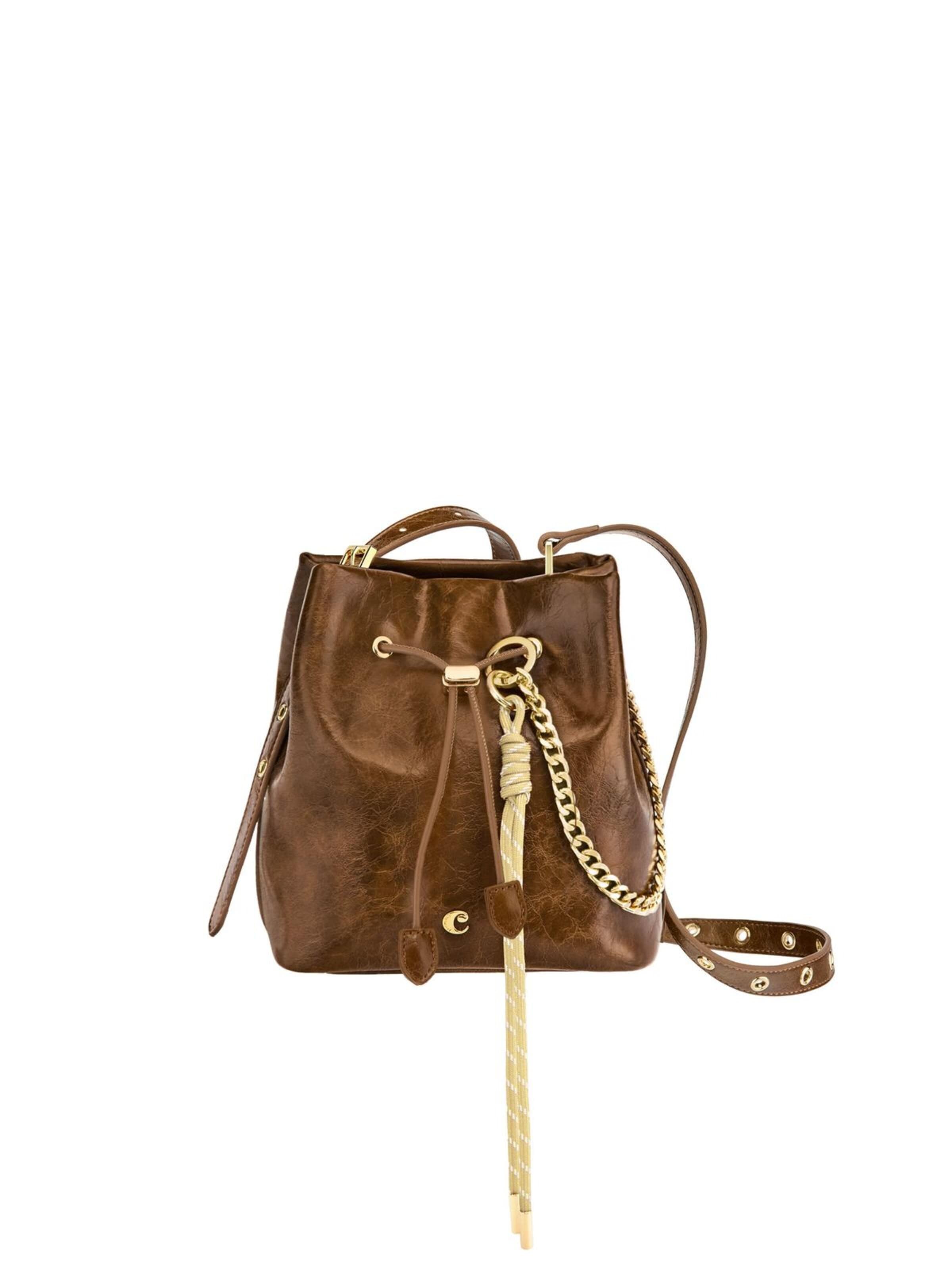 Sacs à main 'Lady bag Philomène' Cacharel en marron : devant