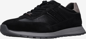 Baskets basses bugatti en noir : devant