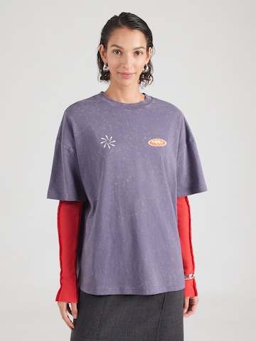 PUMA - Camisa oversized 'FUTURE.PUMA.ARCHIVE' em cinzento: frente