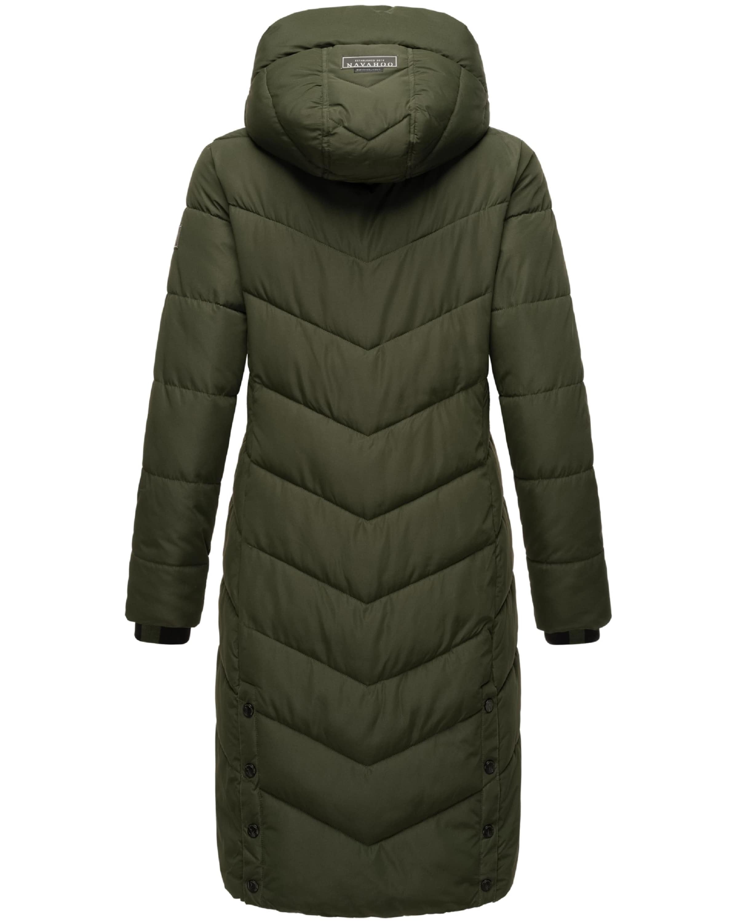 NAVAHOO Wintermantel 'Sahnekatzii XIV' in Groen