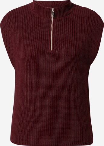 MORE & MORE Sweater in Red: front