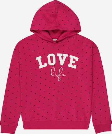 NAME IT Sweatshirt 'WALDINA' in Roze: voorkant