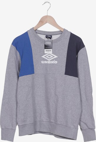 UMBRO Sweatshirt & Zip-Up Hoodie in L in Grey: front