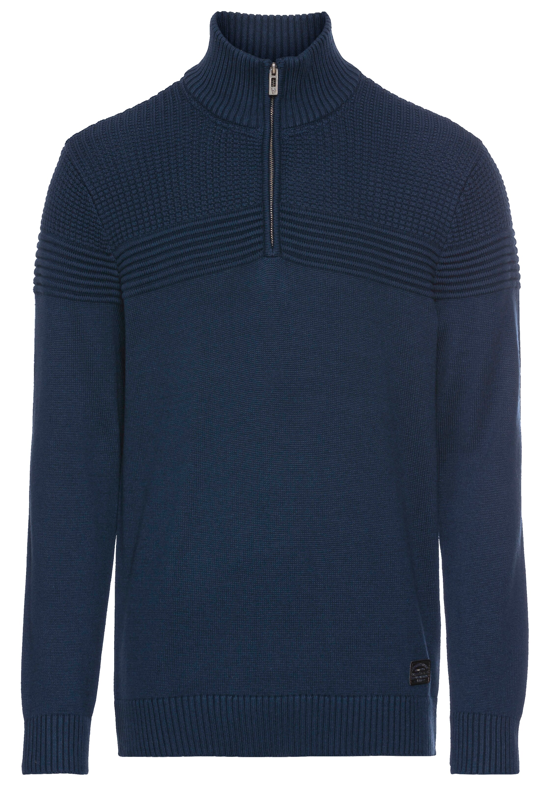 Bruno Banani LM Pullover in Blau: Vorderseite