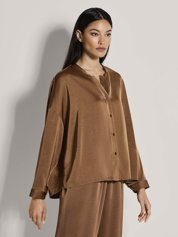 Chemisier MADELEINE en marron : devant