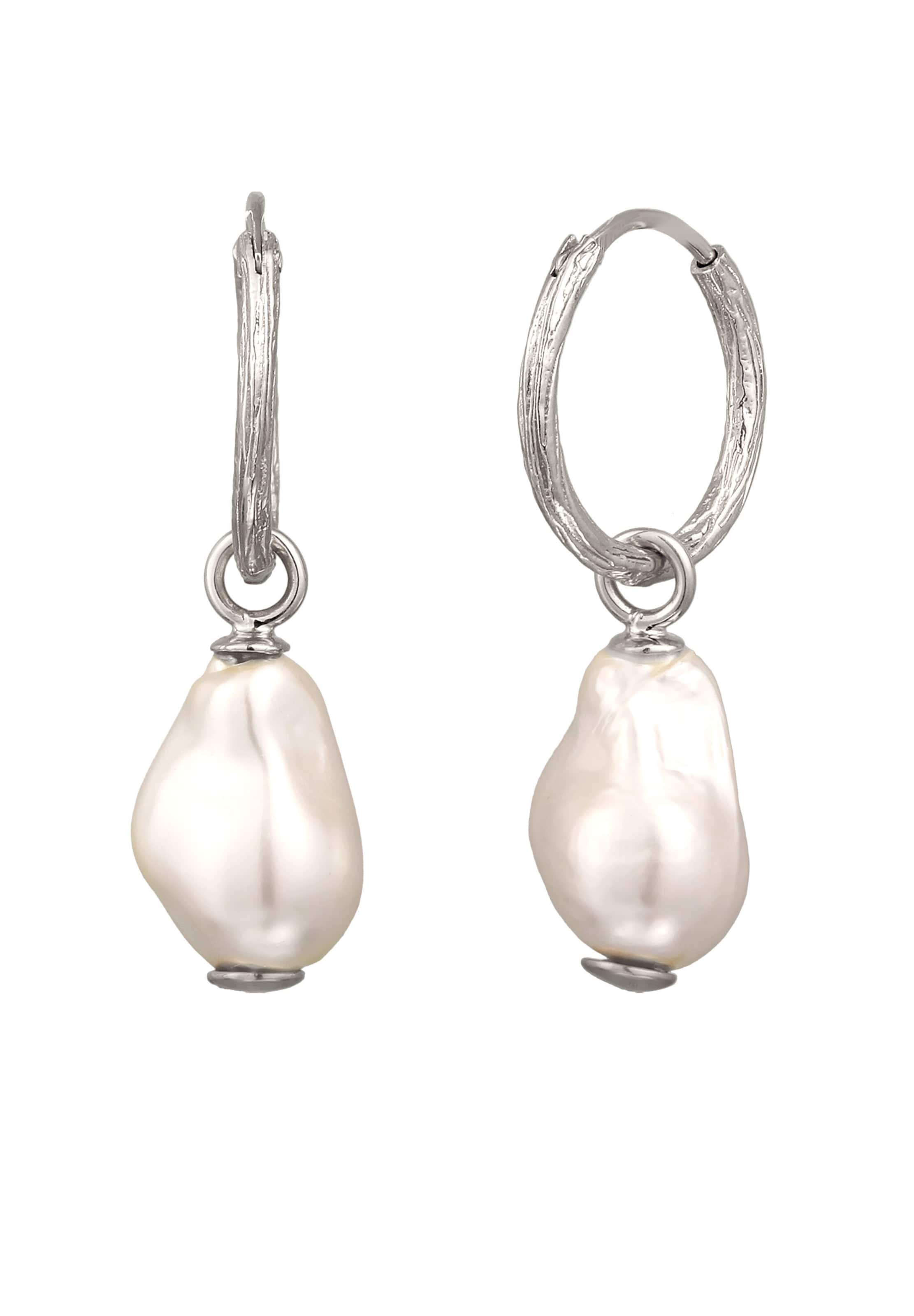 Boucles d'oreilles ELLI en argent : devant