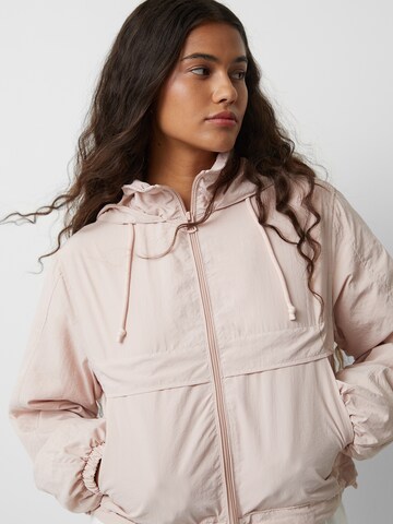 Pull&Bear Přechodná bunda – pink