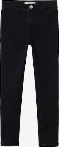 MANGO KIDS Skinny Jeans in Black: front