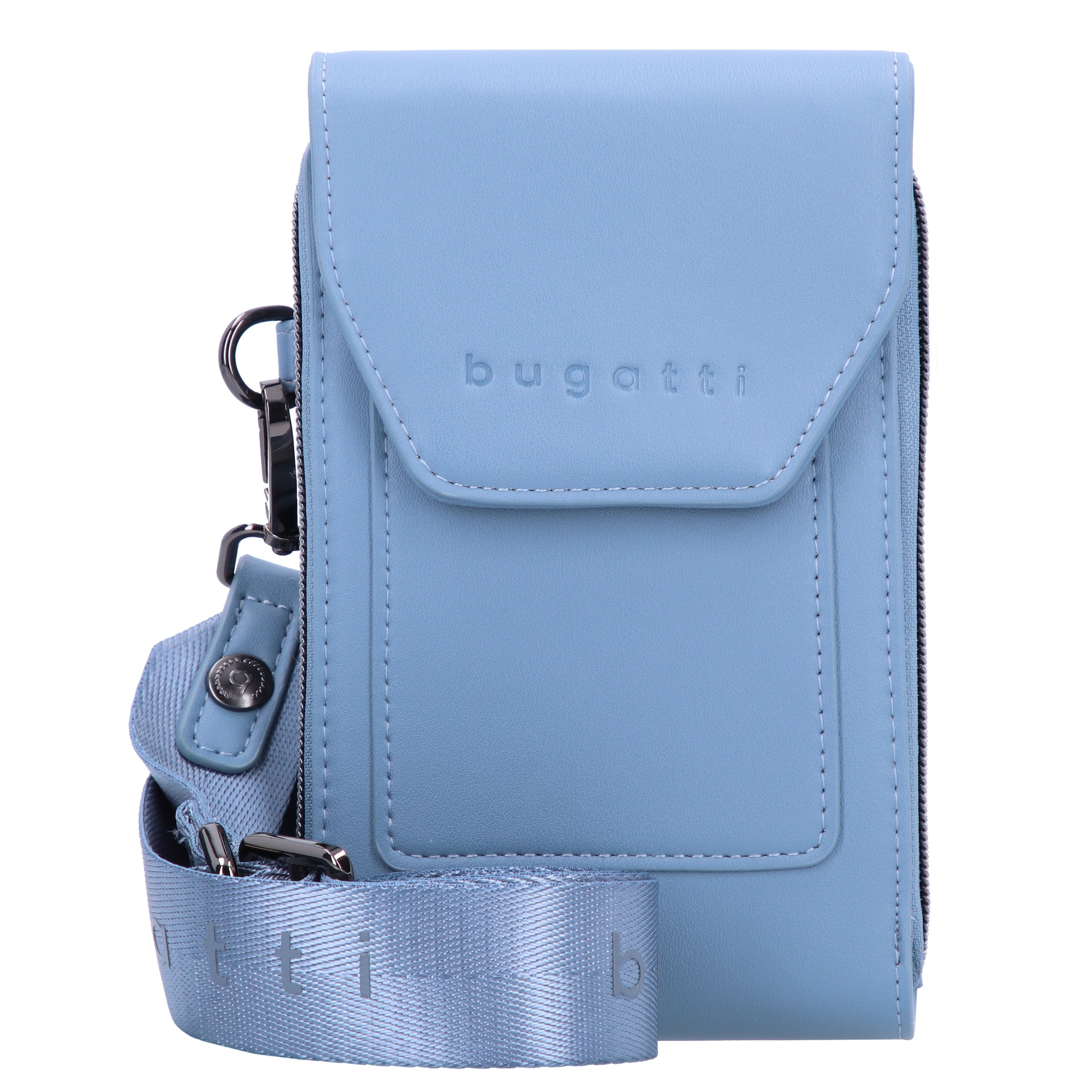 Protection pour smartphone 'Almata' bugatti en bleu : devant