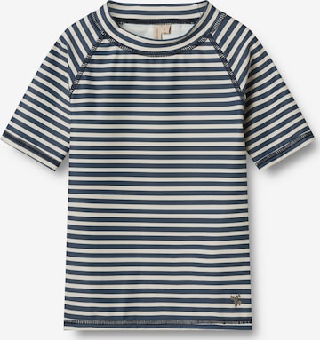 Maglietta di WHEAT in blu: frontale