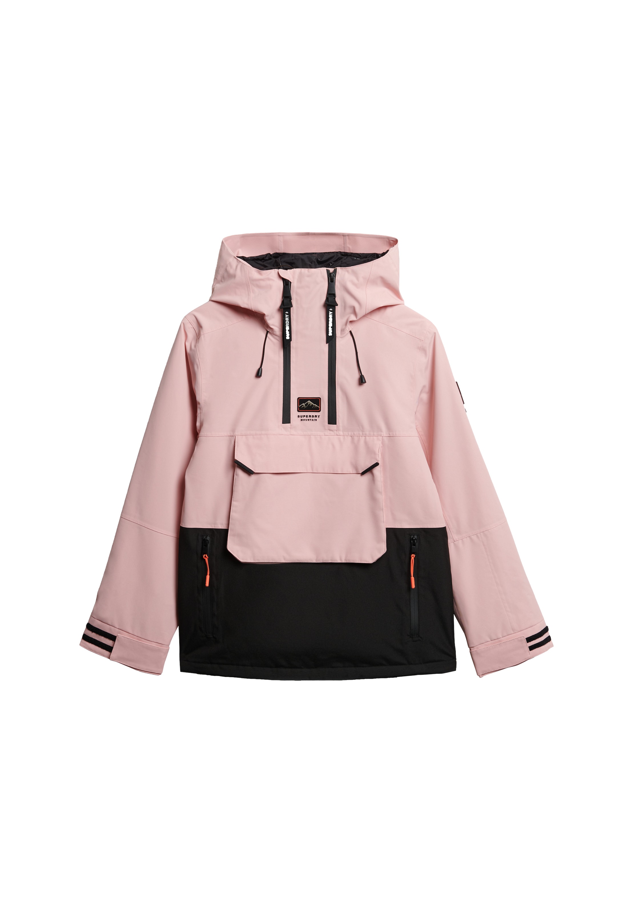 Veste de sport Superdry en rose : devant