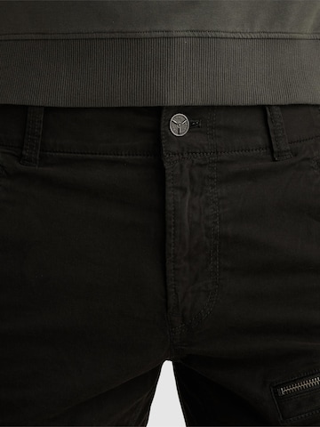 PME Legend Regular Broek 'Nordrop tapered fit cargo pants' in Zwart