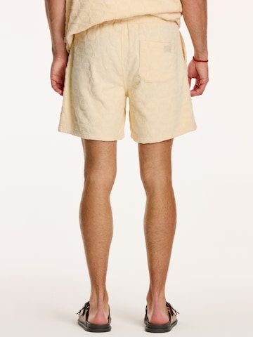 Shiwi Regular Shorts 'Geo' in Beige