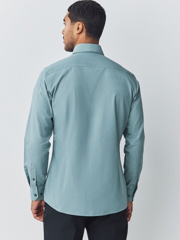 Next Regular fit Button Up Shirt in Green