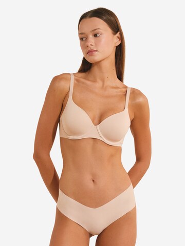 ETAM Classic Bra 'Pure Invisible' in Beige