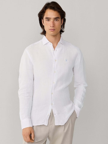 Hackett London Regular Fit Hemd in Weiß: Vorderseite