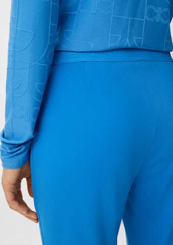 comma casual identity Flared Broek in Blauw