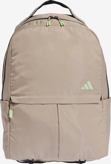 ADIDAS PERFORMANCE Sac à dos de sport en beige, Vue avec produit