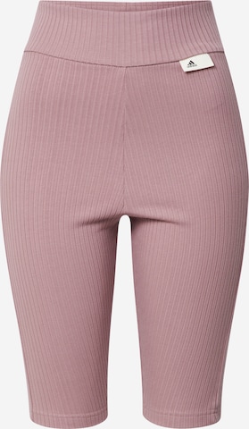 ADIDAS SPORTSWEARSportske hlače - ljubičasta boja: prednji dio