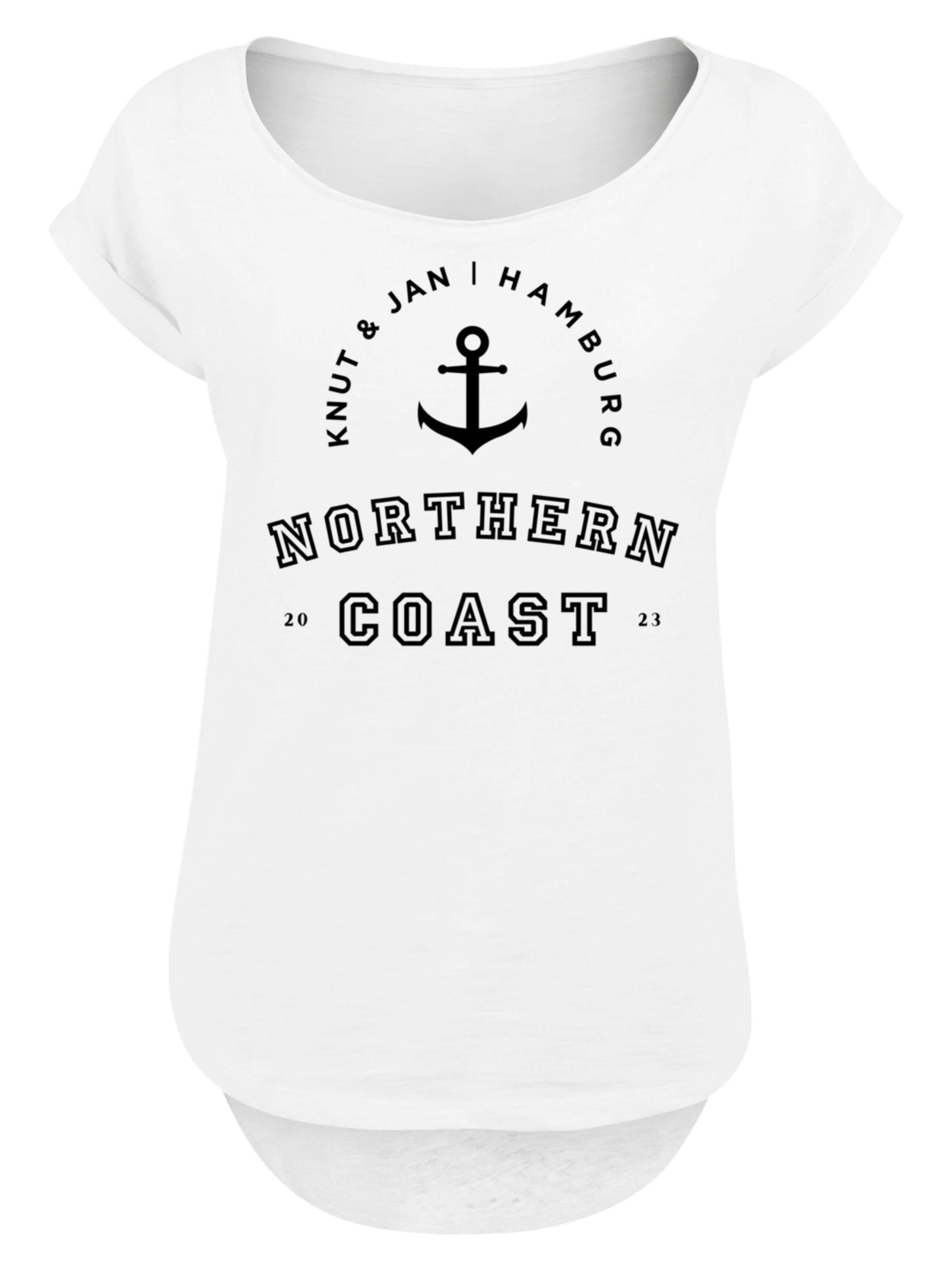 F4NT4STIC Shirt in Wit: voorkant