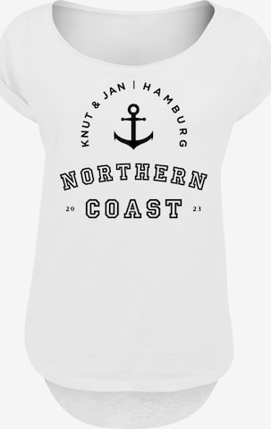 F4NT4STIC Shirt in Wit: voorkant