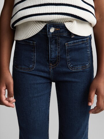 MANGO KIDS Flared Jeans in Blauw