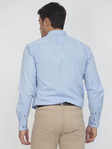Sir Raymond Tailor Regular Fit Skjorte 'Lachows' i blå